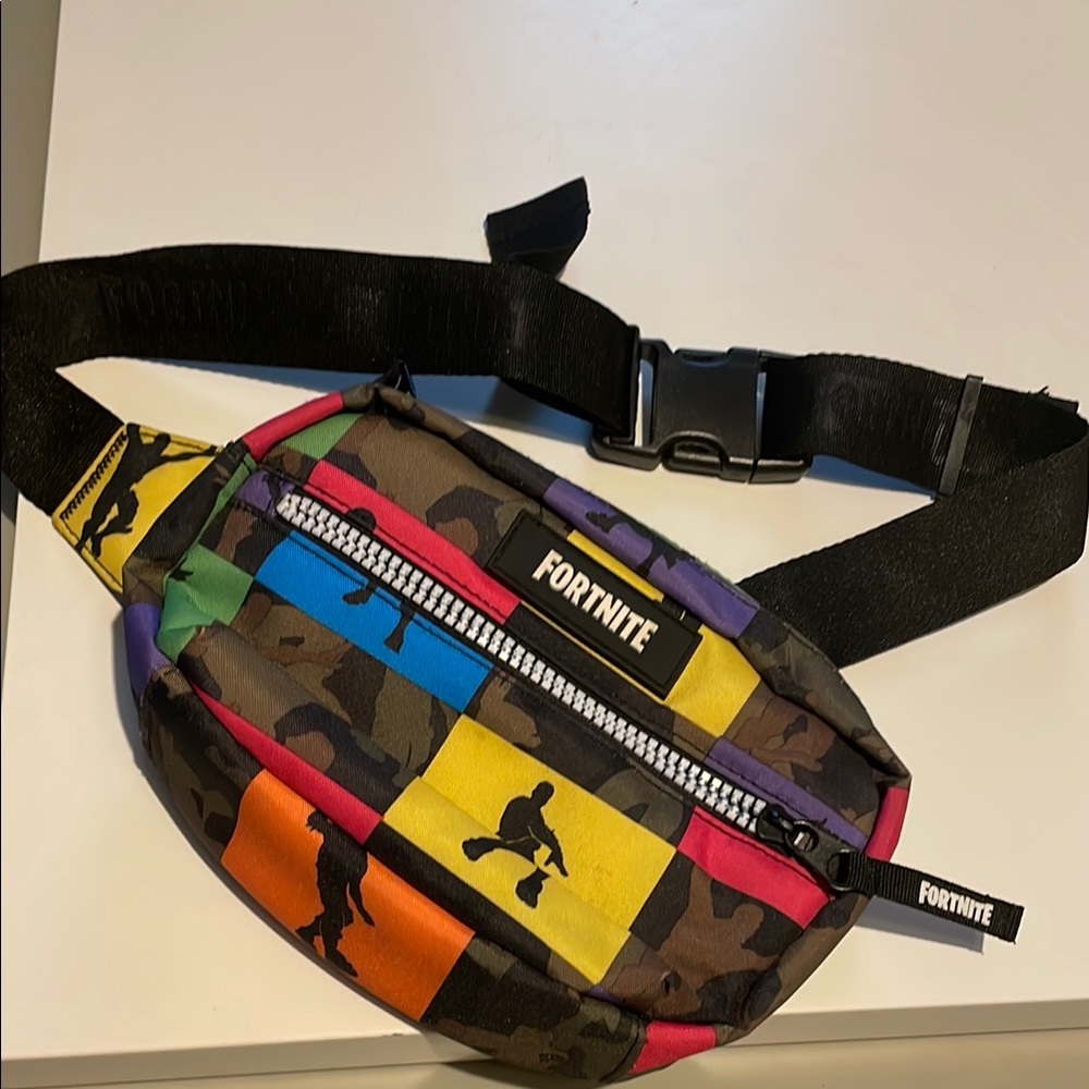 Fortnite pouch - Multicolor Camouflage Waist Bag